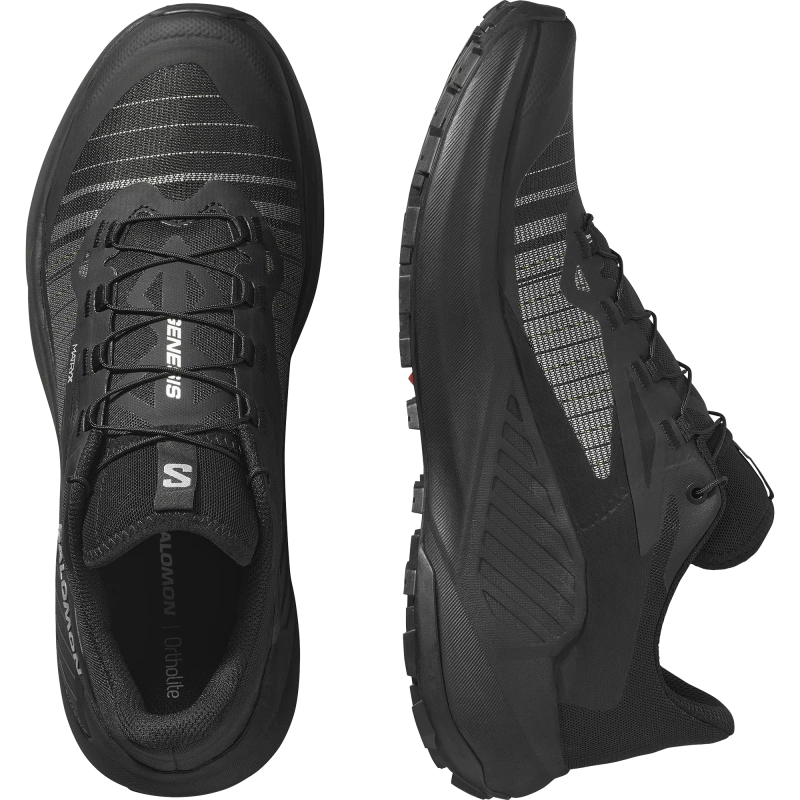 Pánska bežecká obuv Salomon GENESIS Black / Black 5