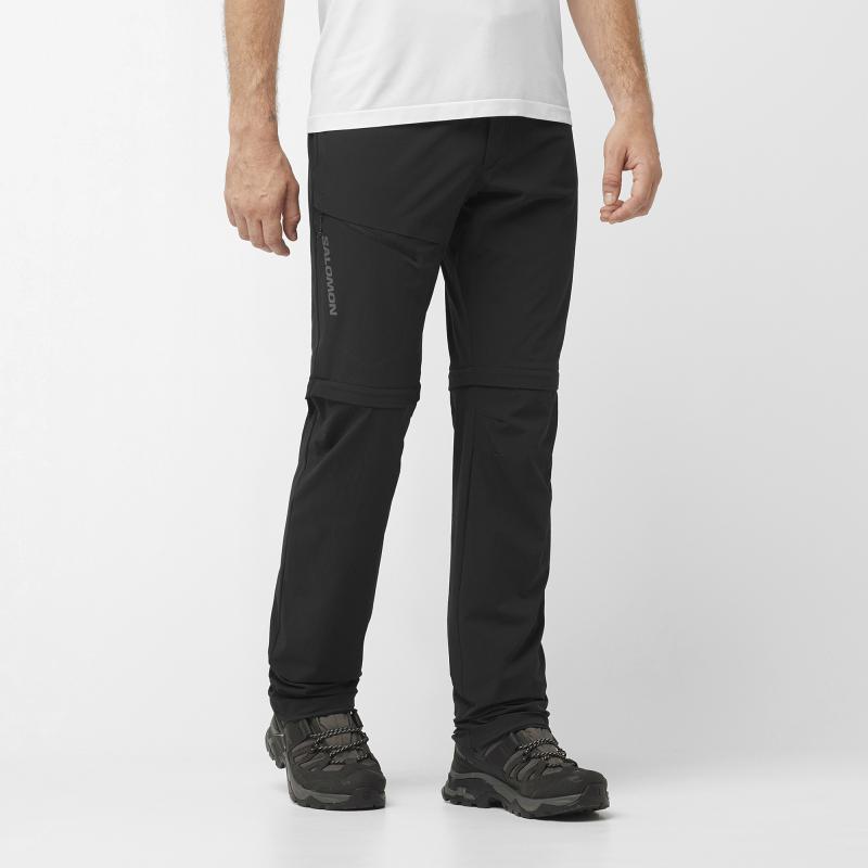 Nohavice WAYFARER ZIP OFF PANTS M Deep Black