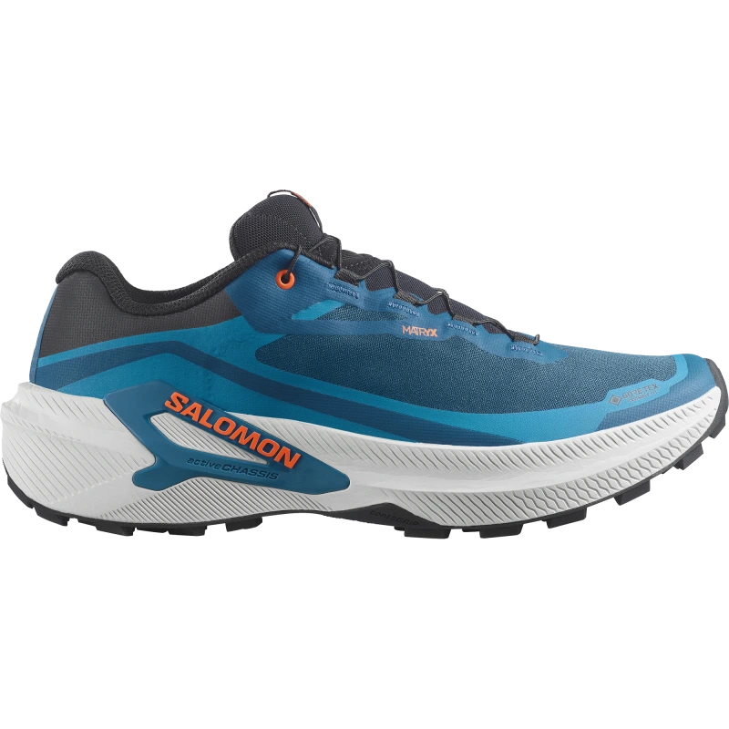 Nepremokavá pánska bežecká obuv Salomon GENESIS 2 GTX Gibraltar Sea / Lunar Rock