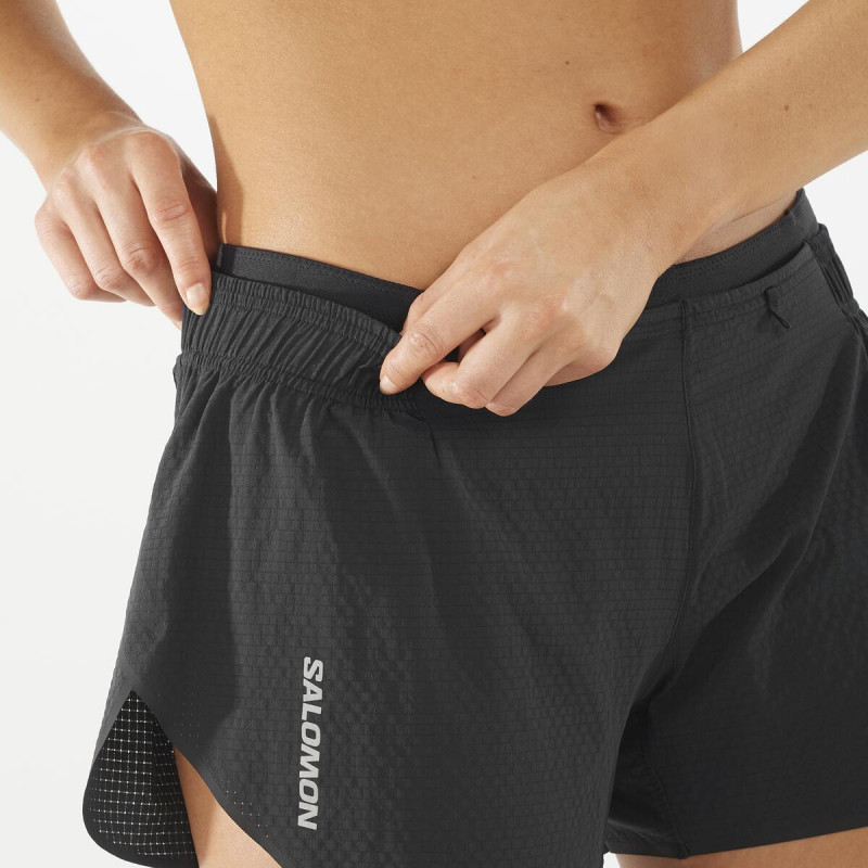 Dámske bežecké trenky Salomon SENSE AERO 3'' SHORTS W BLACK 3