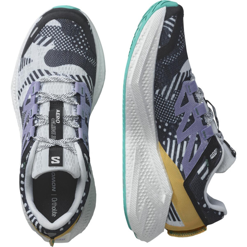 Cestná bežecká obuv Salomon AERO GLIDE 3 PROTO PACK Wht/Black/W 5