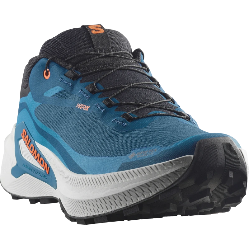 Nepremokavá pánska bežecká obuv Salomon GENESIS 2 GTX Gibraltar Sea / Lunar Rock 1