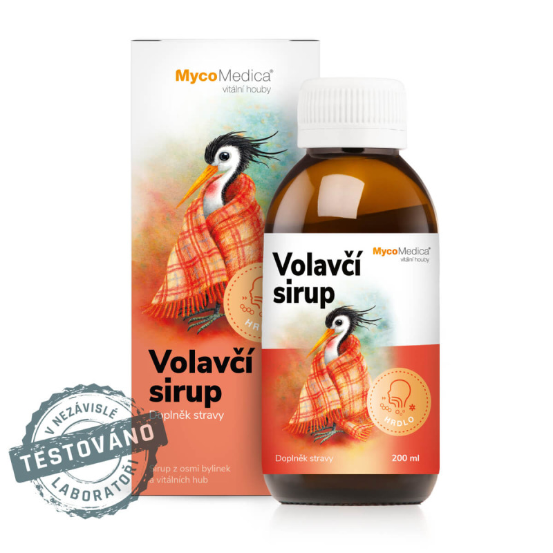 Volavčí sirup - Bolesť v krku I MycoMedica®