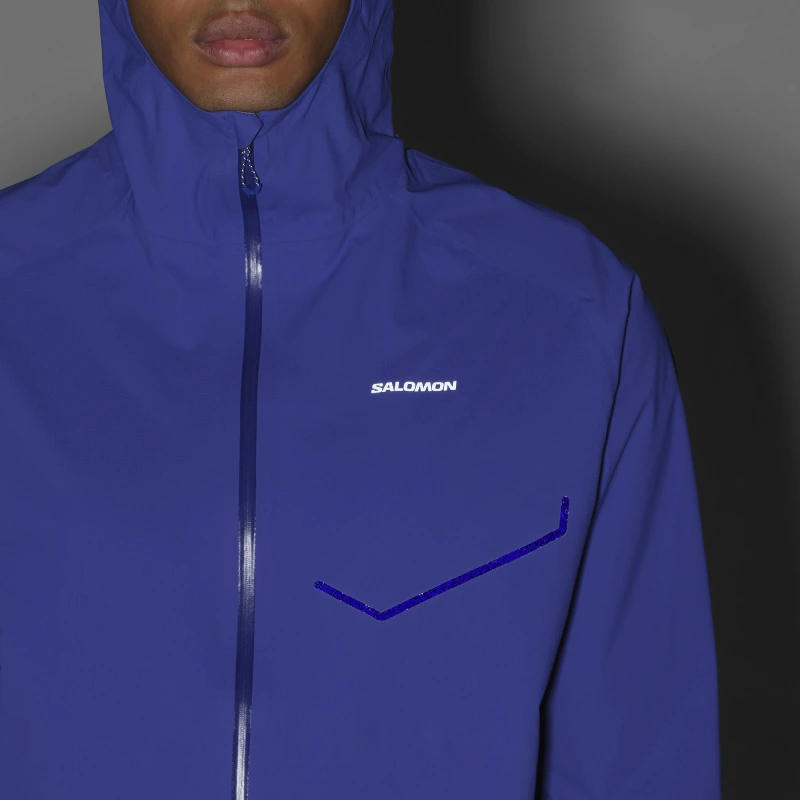 Bežecká bunda Salomon BONATTI WATERPROOF JKT M clematis blue 9