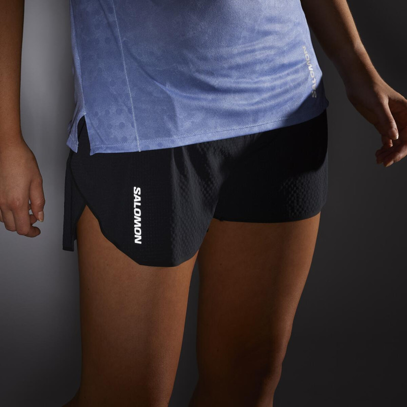 Dámske bežecké trenky Salomon SENSE AERO 3'' SHORTS W BLACK 4
