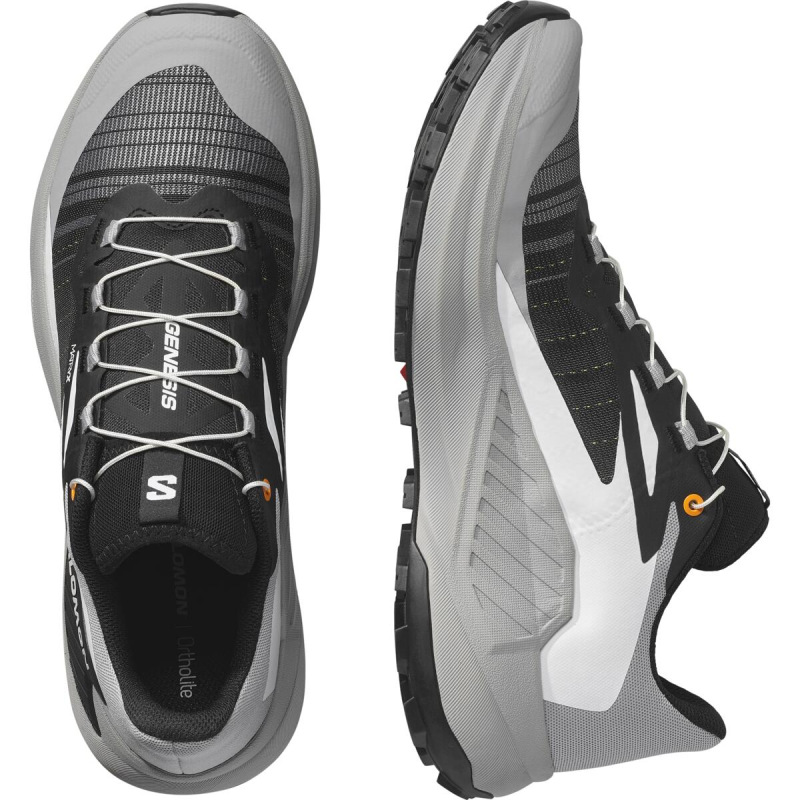Pánska bežecká obuv Salomon GENESIS Black/Alloy 5