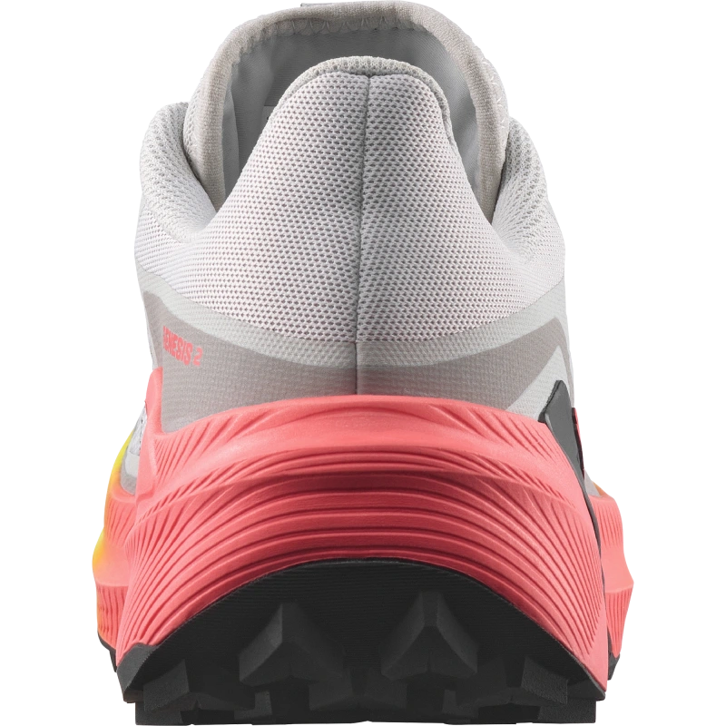Dámska bežecká obuv Salomon GENESIS 2 Gray Violet / Safety Yel 2