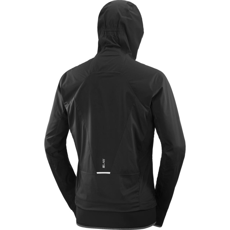 Univerzálna bežecká bunda Salomon S/LAB ULTRA HYBRID JKT U Deep Black 2