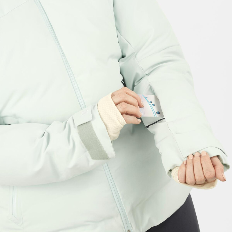 Dámska bunda SALOMON ALPENFLOW DOWN JACKET W MISTY BLUE 6