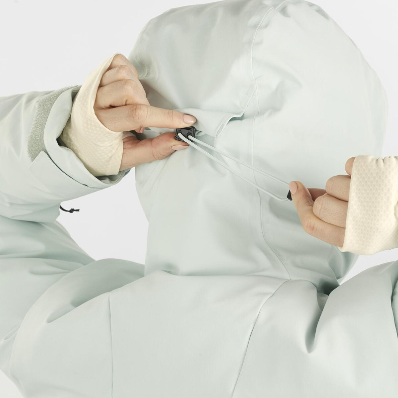 Dámska bunda SALOMON ALPENFLOW DOWN JACKET W MISTY BLUE 7