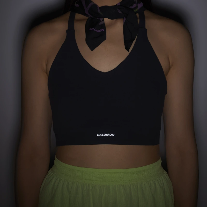 Športová podprsenka Salomon SHKout BLISS BRA W DEEP BLACK 3