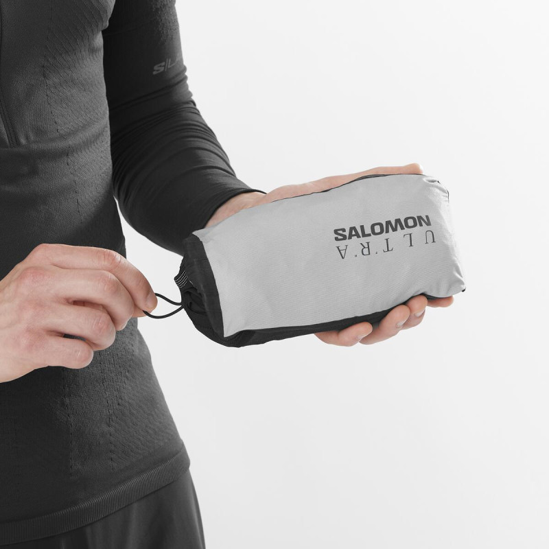 Univerzálna bežecká bunda Salomon S/LAB ULTRA HYBRID JKT U Deep Black 6