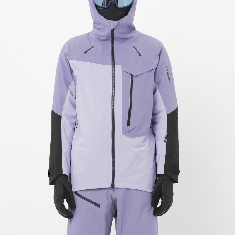 Pánska bunda SALOMON MOON PATROL GTX JKT M COSMIC SKY/BLUE GRA 1