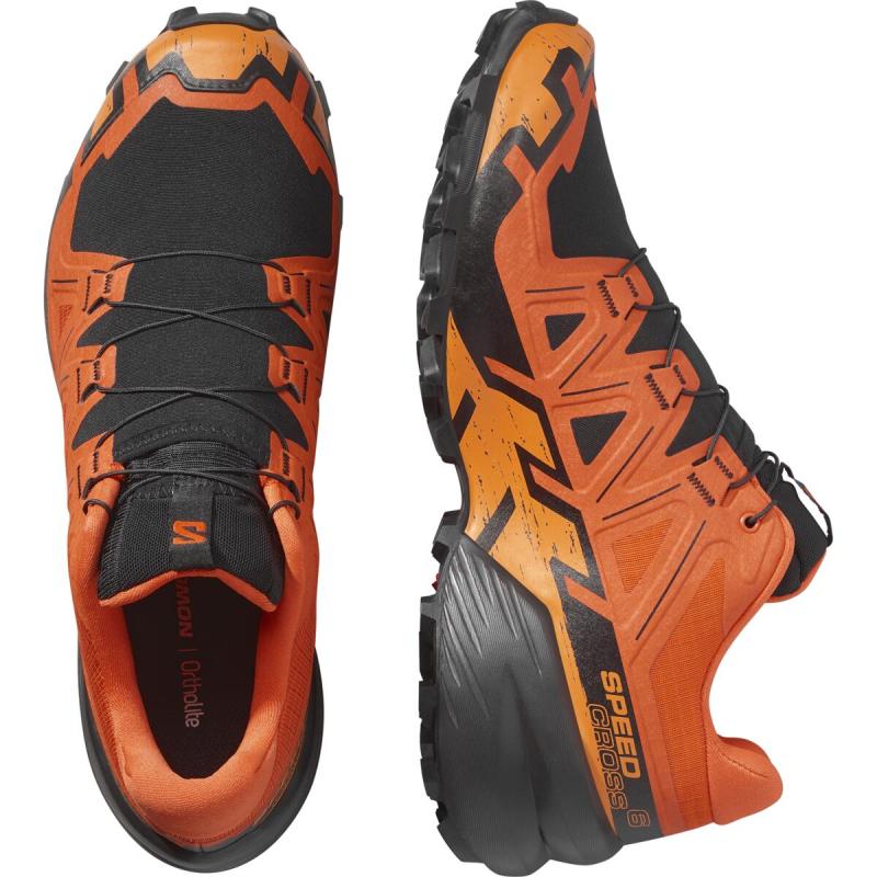 Pánska trailová obuv Salomon Obuv SPEEDCROSS 6 Redora/Black/Turmer 5