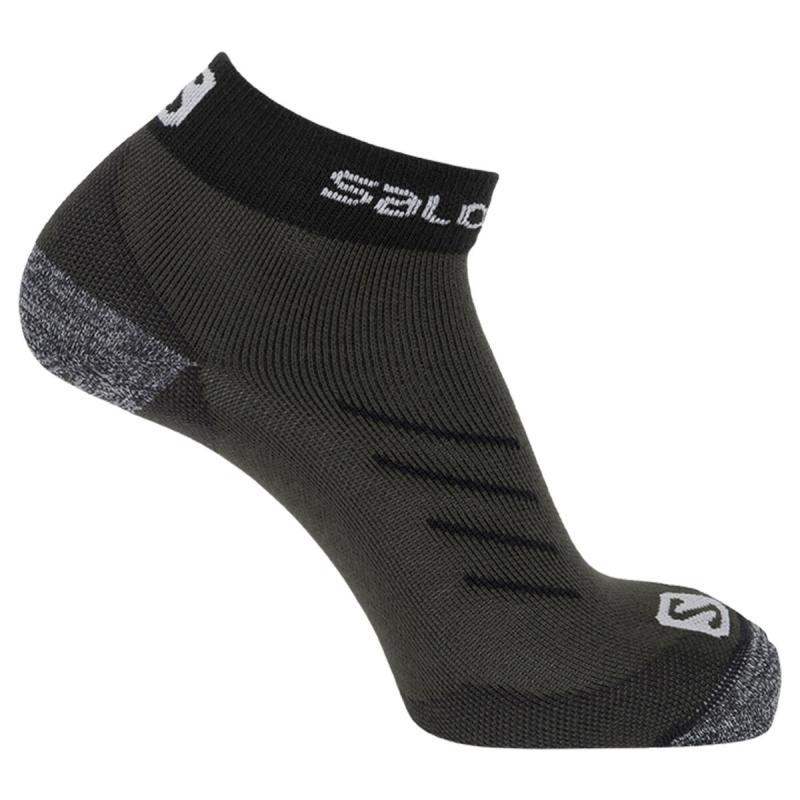 Ponožky Salomon PULSE ANKLE Ebony / Black / White