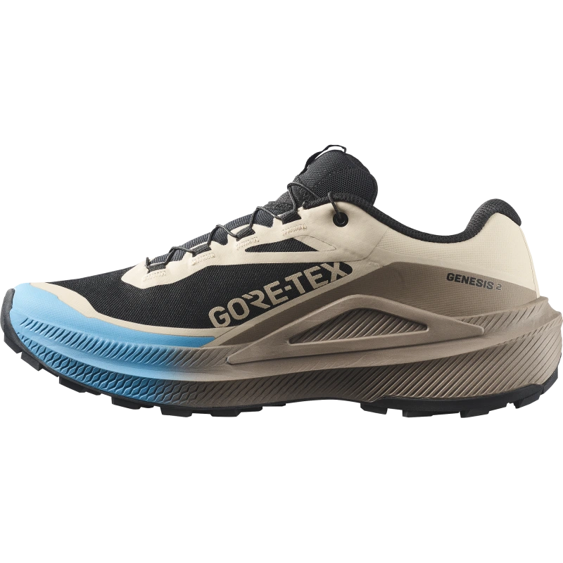 Nepremokavá pánska bežecká obuv Salomon GENESIS 2 GTX Oxford Tan / Walnut 3