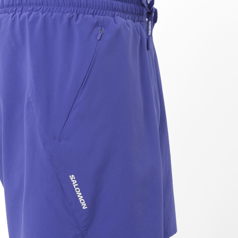 Bežecké nohavice Salomon SHKout CORE SHORTS 5" M Blue Granite 5