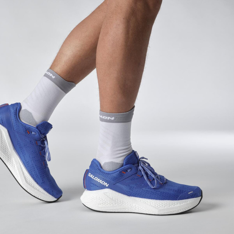 Cestná bežecká obuv Salomon AERO GLIDE 3 French Blue / White / Chert 6