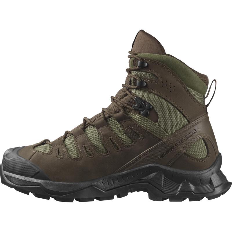 Pánska turistická obuv Salomon QUEST TRACKER GTX Earthb / Green / Black 6