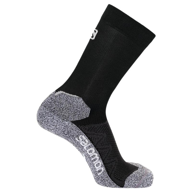 Bežecké ponožky SPEEDCROSS CREW Black / White