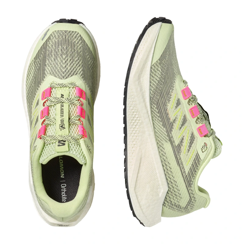 Dámska cestná bežecká obuv Salomon AERO BLAZE 3 GRVL W Butterfly/Knockout Pink 1