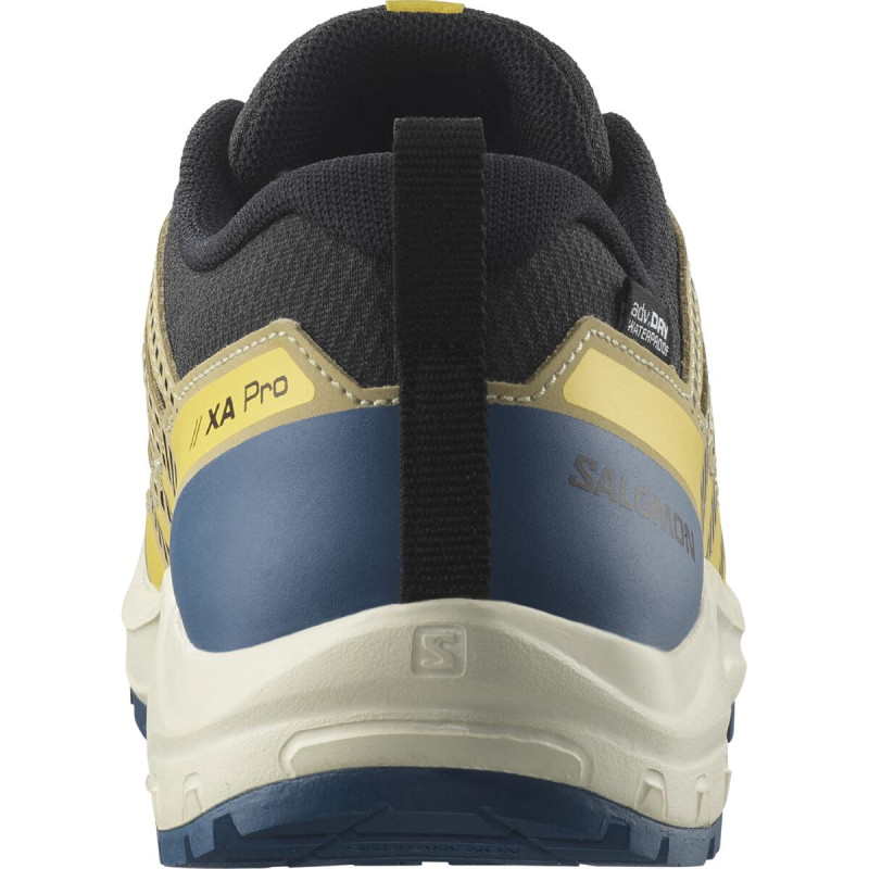Detská nepremokavá obuv Salomon XA PRO V8 CSWP J Black / Turbul / Quar 3