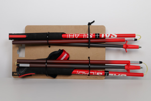 Bežecké palice Salomon S/LAB ULTRA CARBON foldablefiery red/black 1