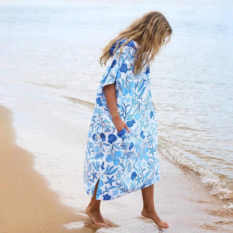 Dospelácke pončo Dock and Bay Quickdry Hooded Poncho - Wavy Baby 6