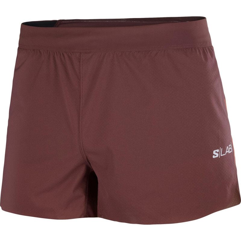 Pánske bežecké trenky Salomon S/LAB SPEED SPL SHT 3'' M DECADENT CHOCO