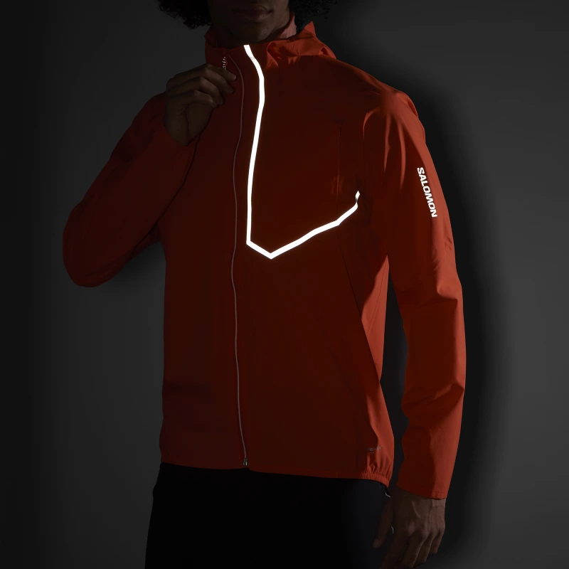 Bežecká bunda Salomon BONATTI TRAIL JKT M CHERRY TOMATO 7