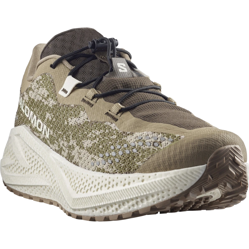 Pánska univerzálna bežecká obuv Salomon AERO GLIDE 4 GRVL Safari / Vanilla Ice 1