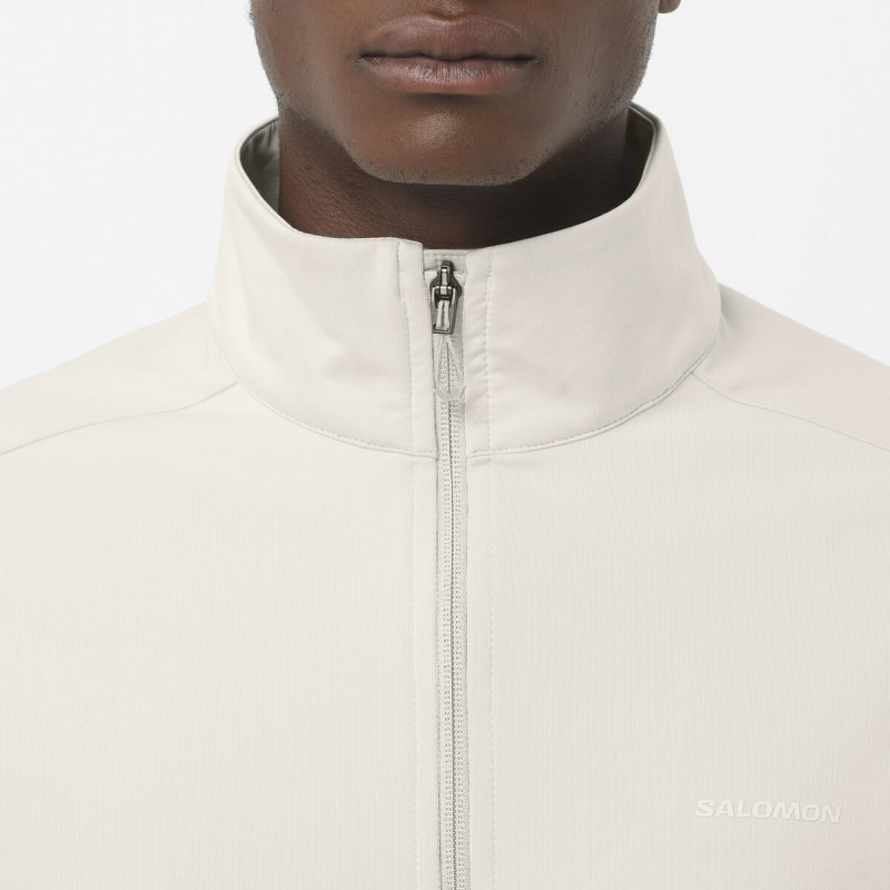 Pánska bežecká bunda GORE-TEX® SSHELL JKT M WHISPER WHITE 5