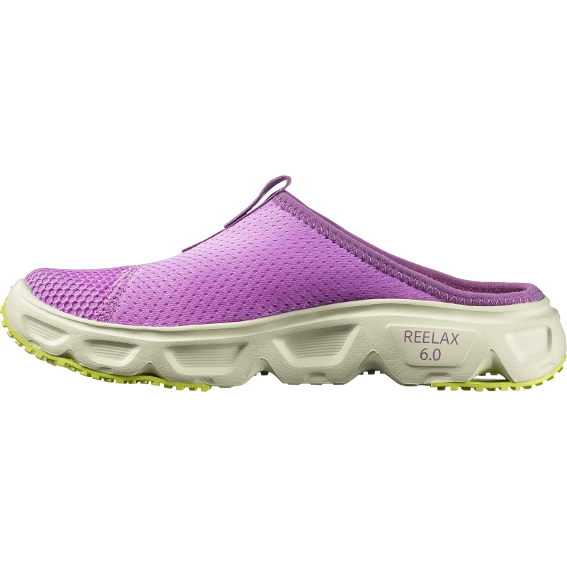 Dámske šľapky Salomon REELAX SLIDE 6.0 W Iris Orchid / Aspargus Green 4