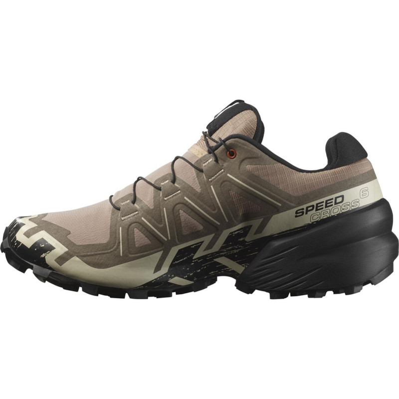 Pánska trailová obuv Salomon SPEEDCROSS 6 Natural/Black/Almilk 1