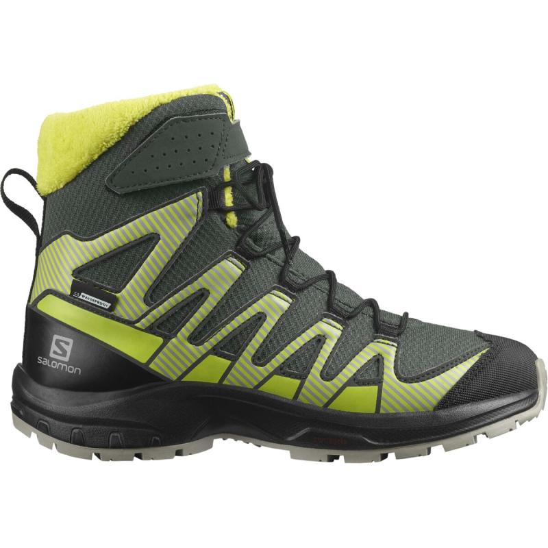 Detská zimná obuv Salomon XA PRO V8 WINTER CSWP J Black / Phantom