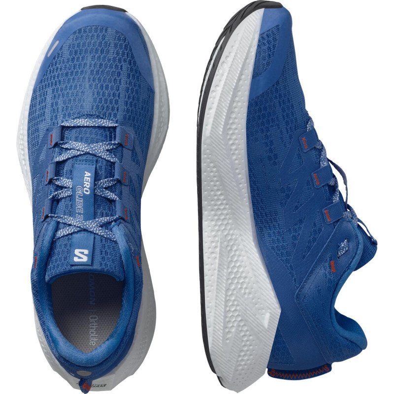Cestná bežecká obuv Salomon AERO GLIDE 3 French Blue / White / Chert 5