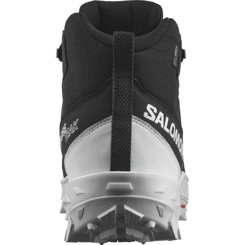 Pánska zimná obuv Salomon CROSSTRAK WP Black/Black/White