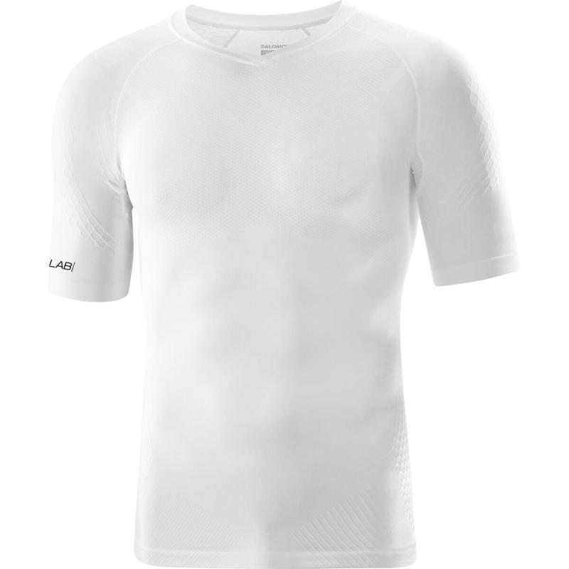 Bežecké tričko Salomon S/LAB ULTRA TEE U white