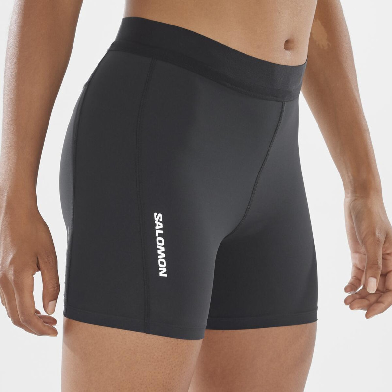 Dámske bežecké legíny Salomon SENSE AERO SHORT TIGHTS W DEEP BLACK 3