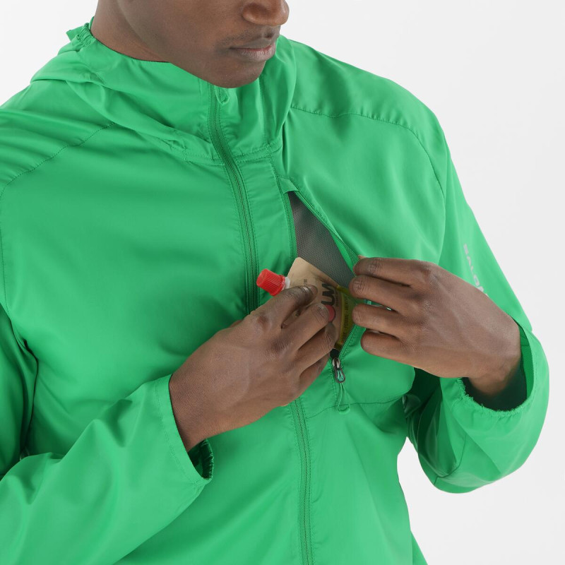 Bežecká bunda Salomon CROSS WIND JKT M PARAKEET 3