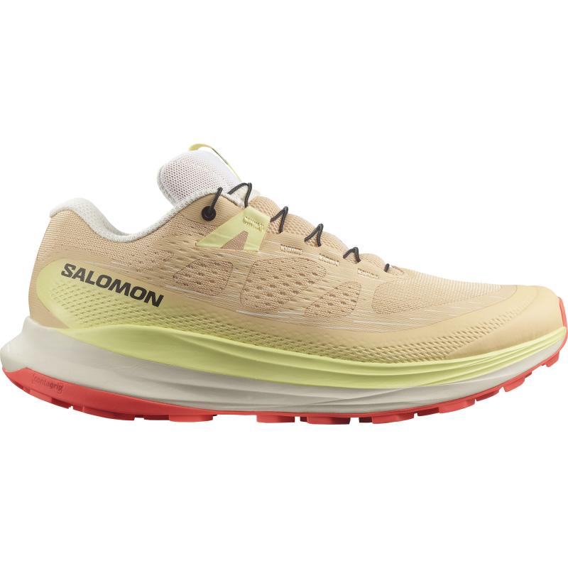 Dámska bežecká obuv Salomon ULTRA GLIDE 2 W Golden Straw / Charlock / Neon Flame