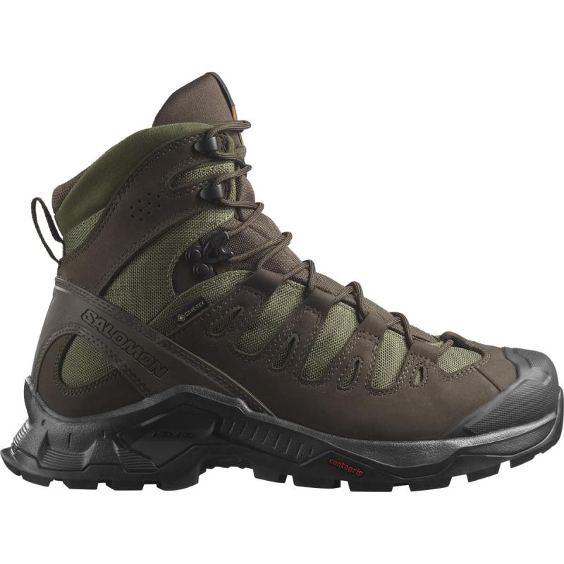 Pánska turistická obuv Salomon QUEST TRACKER GTX Earthb/Green/Blac