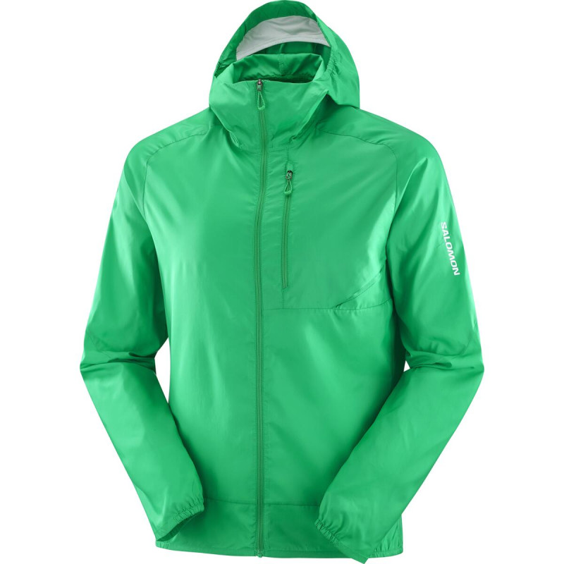 Bežecká bunda Salomon CROSS WIND JKT M PARAKEET