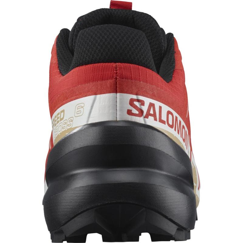 Pánska trailová obuv Salomon SPEEDCROSS 6 Fiery Red/Black/Safari