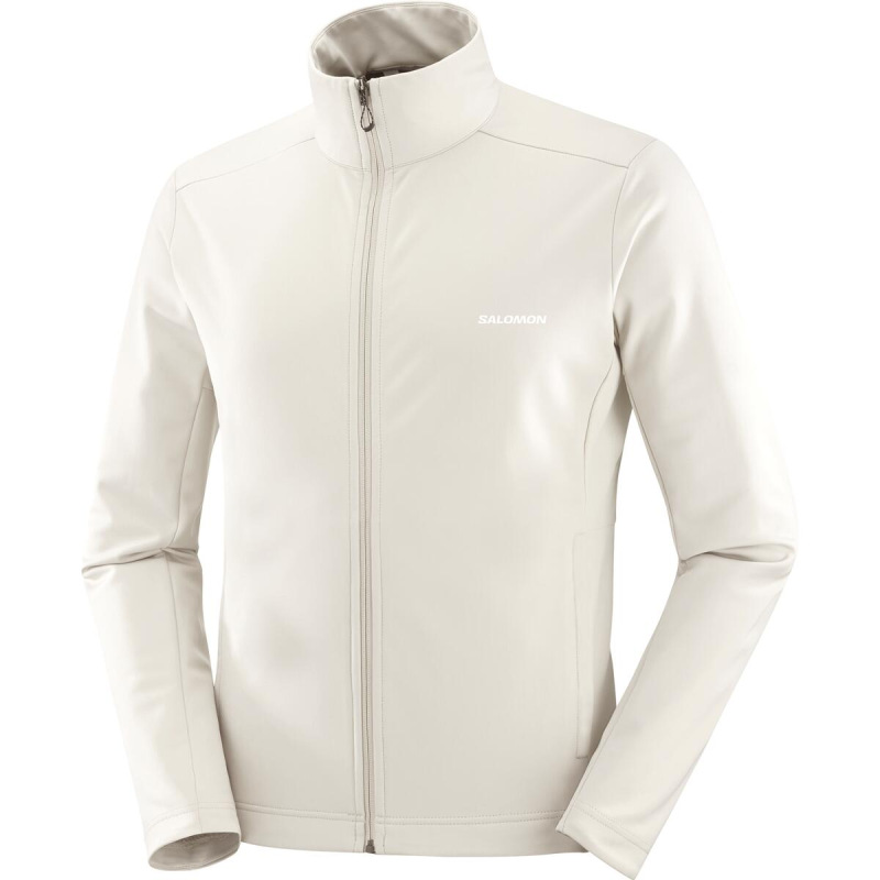 Pánska bežecká bunda GORE-TEX® SSHELL JKT M WHISPER WHITE