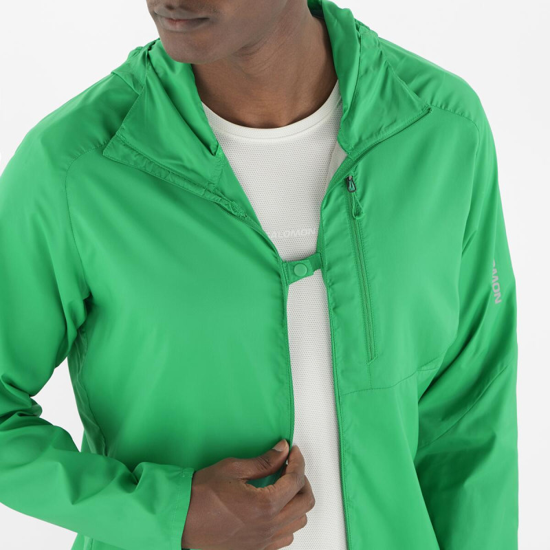 Bežecká bunda Salomon CROSS WIND JKT M PARAKEET 1