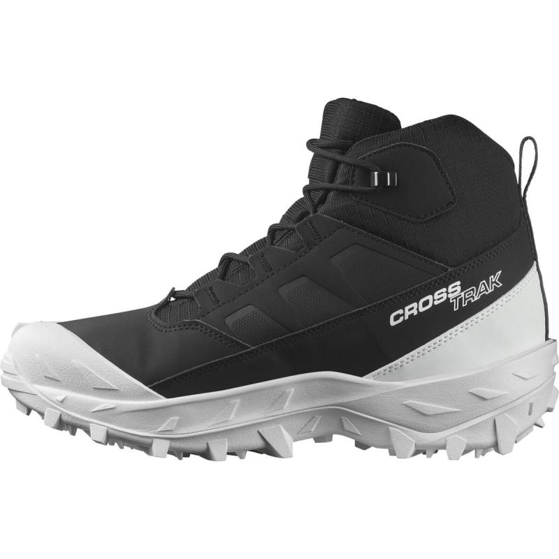 Pánska zimná obuv Salomon CROSSTRAK WP Black/Black/White