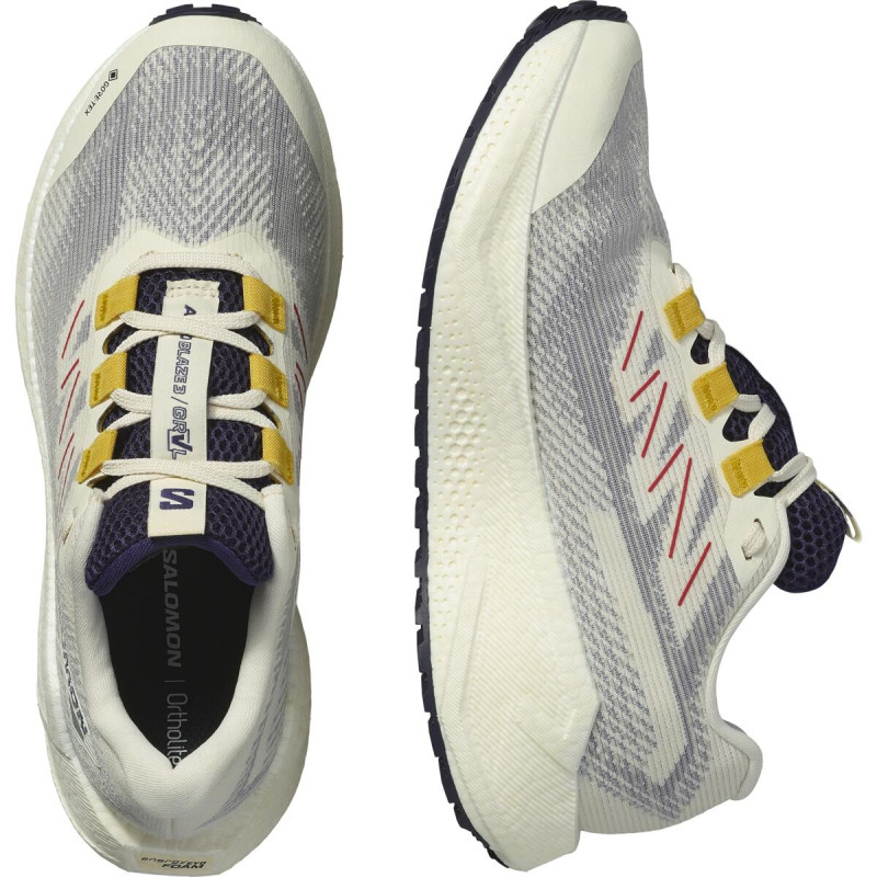 Pánska cestná bežecká obuv Salomon AERO BLAZE 3 GRVL GTX Vanila / Astral 5