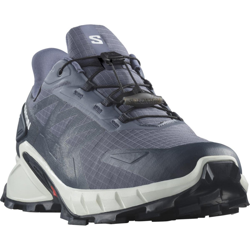 Pánska bežecká obuv Salomon SUPERCROSS 4 GTX Grisai/Wht/Carbon 1