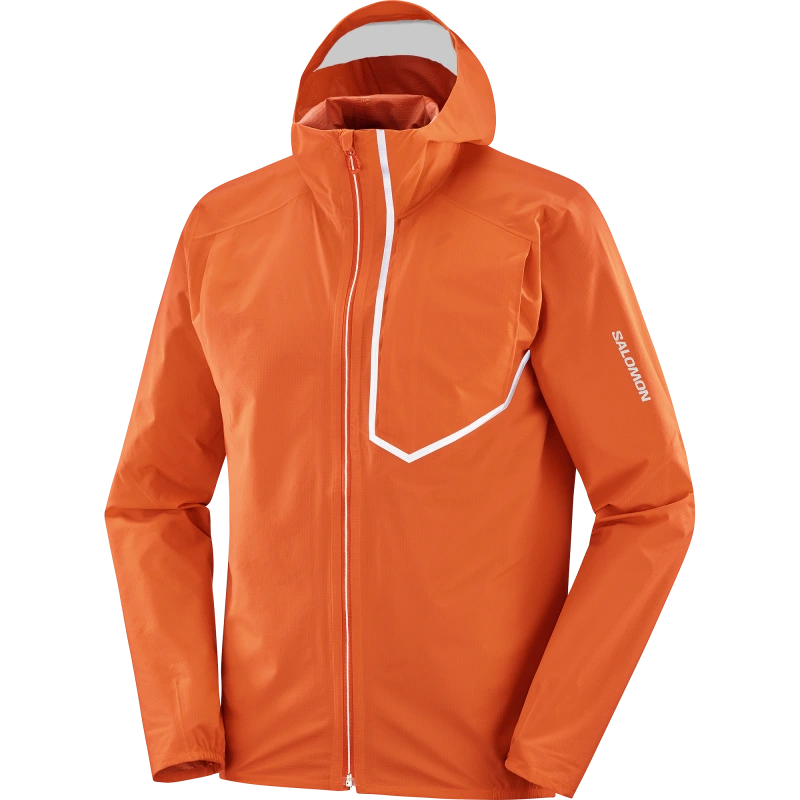 Bežecká bunda Salomon BONATTI TRAIL JKT M CHERRY TOMATO